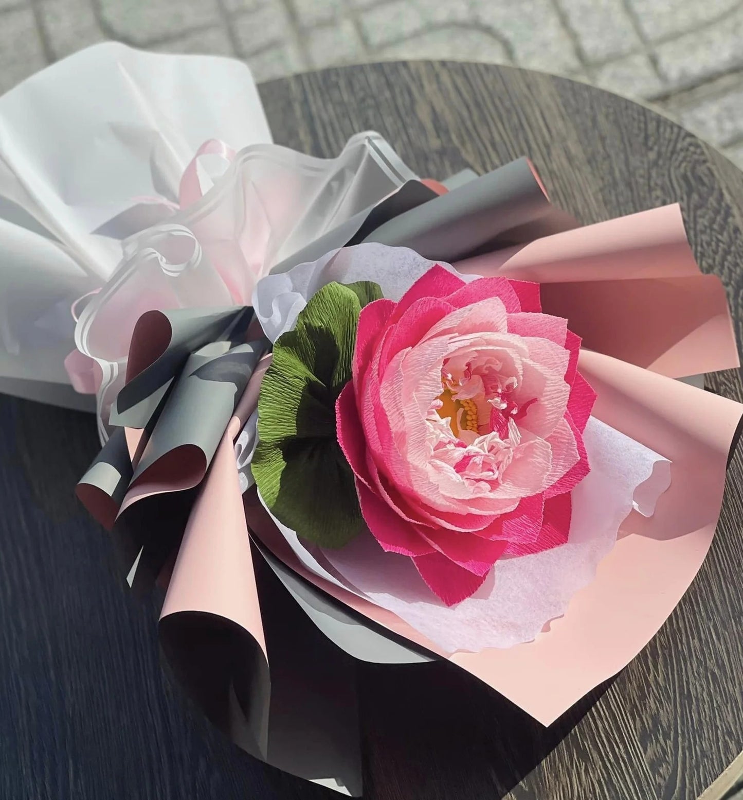 Handmade Multicolored Paper Flowers - Gift For Mom, Girlfriend